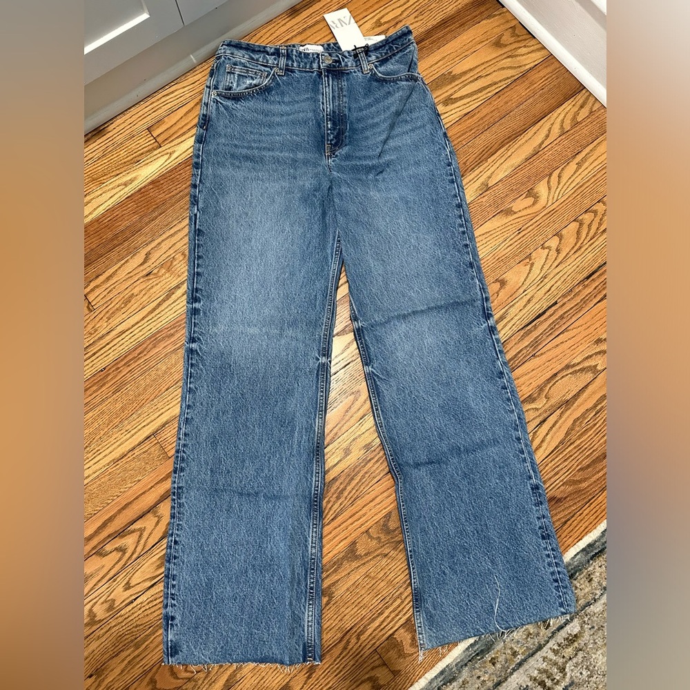 Zara women’s jeans. High- rise Full length. Size 42. USA size 10.
